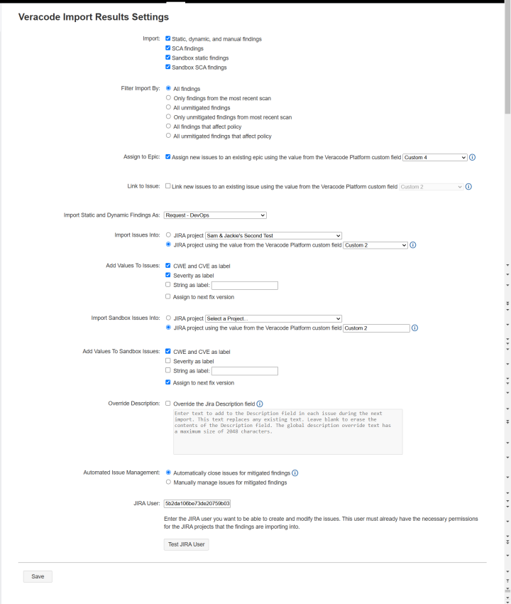 jira setting jira setting